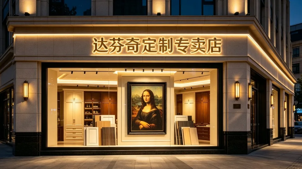 达芬奇定制专卖店形象